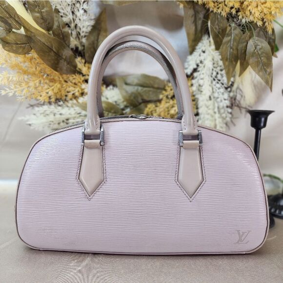 Louis Vuitton Epi Jasmin Lilac Mini BOSTON BAG W/ Dust Bag Unbranded Charm Twill - Picture 5 of 17